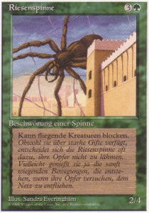 Giant Spider - Foreign White Bordered (Common)