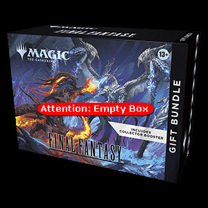 Magic: The Gathering - FINAL FANTASY: Empty "Fat Pack Bundle: Gift Edition" Box - Magic: The Gathering - FINAL FANTASY