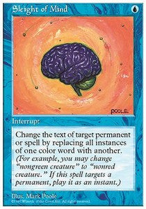 Sleight of Mind - Fifth Edition (Rare)
