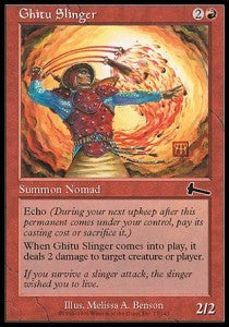 Ghitu Slinger⁣ - Urza's Legacy⁣ (Common)⁣ [77]