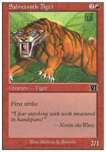 Sabretooth Tiger⁣ - Sixth Edition⁣ (Common)⁣ [203]