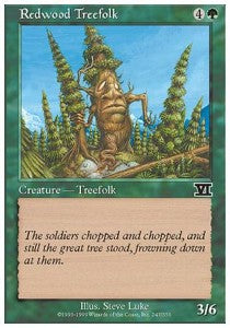 Redwood Treefolk - Sixth Edition (Common) [6ED-247]