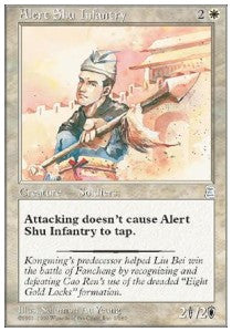 Alert Shu Infantry⁣ - Portal Three Kingdoms⁣ (Uncommon)⁣ [1]