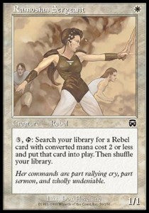 Ramosian Sergeant⁣ - Mercadian Masques⁣ (Common)⁣ [39]