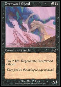 Deepwood Ghoul⁣ - Mercadian Masques⁣ (Common)⁣ [131]