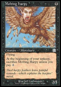 Molting Harpy⁣ - Mercadian Masques⁣ (Uncommon)⁣ [148]