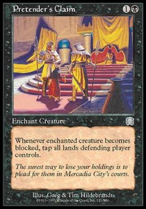 Pretender's Claim⁣ - Mercadian Masques⁣ (Uncommon)⁣ [151]