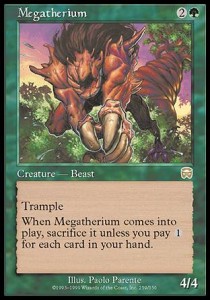Megatherium⁣ - Mercadian Masques⁣ (Rare)⁣ [259]