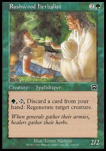 Rushwood Herbalist⁣ - Mercadian Masques⁣ (Common)⁣ [265]