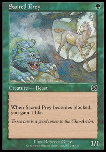Sacred Prey⁣ - Mercadian Masques⁣ (Common)⁣ [268]