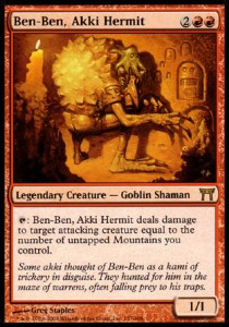 Ben-Ben, Akki Hermit⁣ - Champions of Kamigawa⁣ (Rare)⁣ [157]