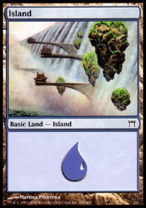 Island (V.4) - Champions of Kamigawa (Land) [CHK-294]