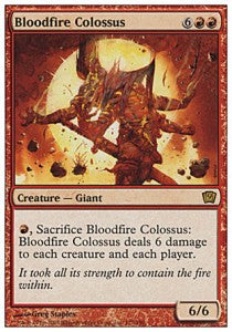 Bloodfire Colossus⁣ - Ninth Edition⁣ (Rare)⁣ [177]