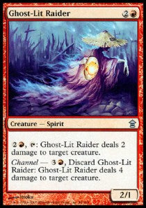 Ghost-Lit Raider - Saviors of Kamigawa (Uncommon) [SOK-99]