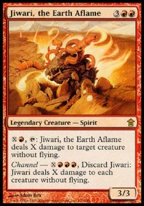 Jiwari, the Earth Aflame⁣ - Saviors of Kamigawa⁣ (Rare)⁣ [107]