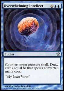 Overwhelming Intellect - Saviors of Kamigawa (Uncommon) [SOK-51]
