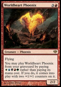 Worldheart Phoenix⁣ - Conflux⁣ (Rare)⁣ [77]
