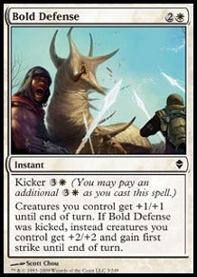 Bold Defense - Zendikar (Common) [ZEN-3]