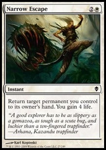 Narrow Escape - Zendikar (Common) [ZEN-27]