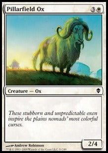 Pillarfield Ox - Zendikar (Common) [ZEN-31]