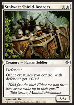 Stalwart Shield-Bearers⁣ - Rise of the Eldrazi⁣ (Common)⁣ [46]
