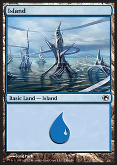 Island (V.3)⁣ - Scars of Mirrodin⁣ (Land)⁣ [236]