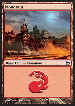 Mountain (V.2)⁣ - Scars of Mirrodin⁣ (Land)⁣ [243]