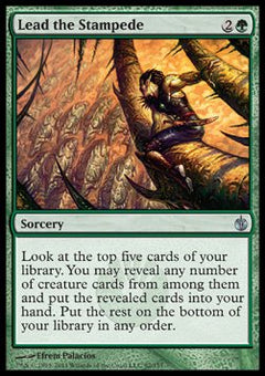 Lead the Stampede⁣ - Mirrodin Besieged⁣ (Uncommon)⁣ [82]
