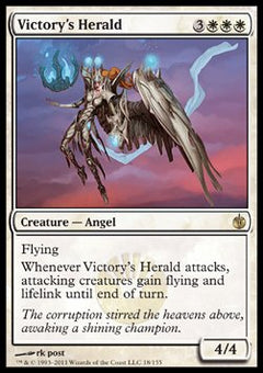 Victory's Herald⁣ - Mirrodin Besieged⁣ (Rare)⁣ [18]