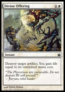 Divine Offering - Mirrodin Besieged (Common) [MBS-5]