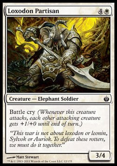 Loxodon Partisan - Mirrodin Besieged (Common) [MBS-12]
