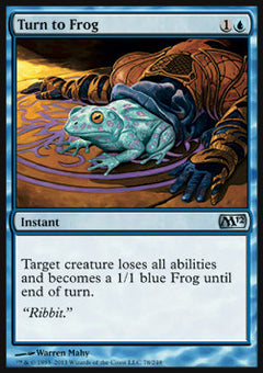 Turn to Frog - Magic 2012 (Uncommon) [M12-78]