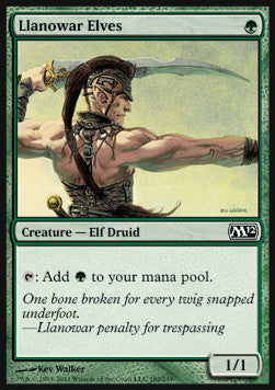 Llanowar Elves⁣ - Magic 2012⁣ (Common)⁣ [182]