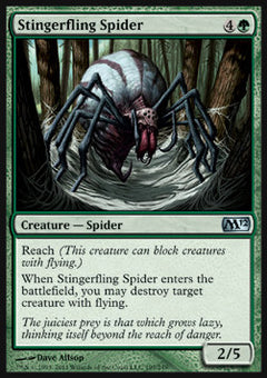 Stingerfling Spider⁣ - Magic 2012⁣ (Uncommon)⁣ [197]