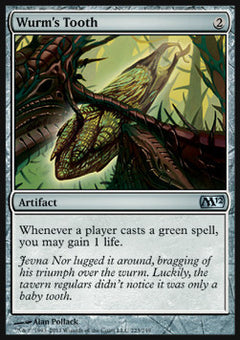 Wurm's Tooth⁣ - Magic 2012⁣ (Uncommon)⁣ [223]