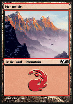 Mountain (V.2)⁣ - Magic 2012⁣ (Land)⁣ [243]