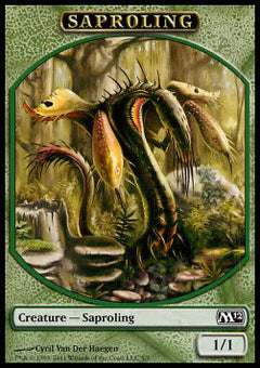 Saproling Token (Green 1/1) - Magic 2012 (Token) [M12-T5]