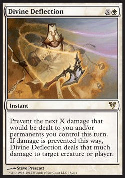 Divine Deflection⁣ - Avacyn Restored⁣ (Rare)⁣ [18]