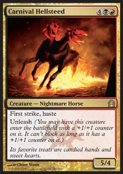 Carnival Hellsteed⁣ - Return to Ravnica⁣ (Rare)⁣ [147]