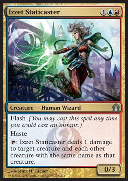 Izzet Staticaster⁣ - Return to Ravnica⁣ (Uncommon)⁣ [173]
