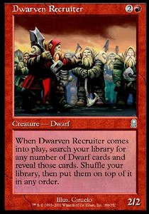 Dwarven Recruiter - Odyssey (Uncommon) [ODY-186]