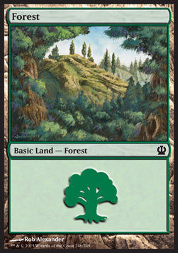 Forest (V.1)⁣ - Theros⁣ (Land)⁣ [246]