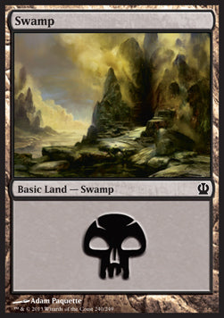 Swamp (V.3)⁣ - Theros⁣ (Land)⁣ [240]