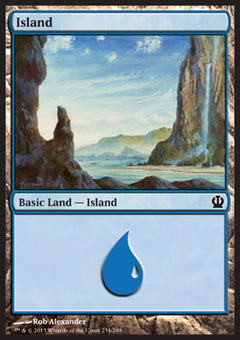 Island (V.1)⁣ - Theros⁣ (Land)⁣ [234]