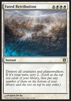 Fated Retribution⁣ - Born of the Gods⁣ (Rare)⁣ [11]