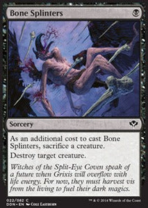 Bone Splinters⁣ - Duel Decks: Speed vs. Cunning⁣ (Common)⁣ [22]