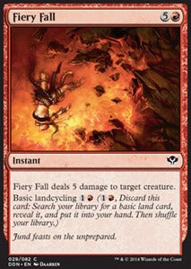 Fiery Fall⁣ - Duel Decks: Speed vs. Cunning⁣ (Common)⁣ [29]