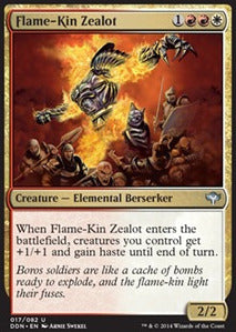 Flame-Kin Zealot⁣ - Duel Decks: Speed vs. Cunning⁣ (Uncommon)⁣ [17]