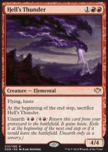 Hell's Thunder⁣ - Duel Decks: Speed vs. Cunning⁣ (Rare)⁣ [10]