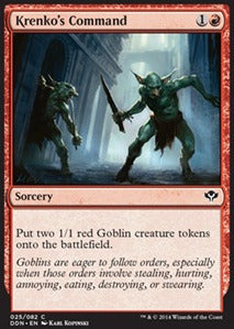 Krenko's Command⁣ - Duel Decks: Speed vs. Cunning⁣ (Common)⁣ [25]